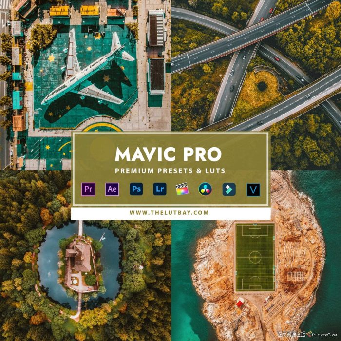 [无人机LR预设]航拍调色利器——Mavic Pro拍电影风光大片Lightroom预设及LUT预设