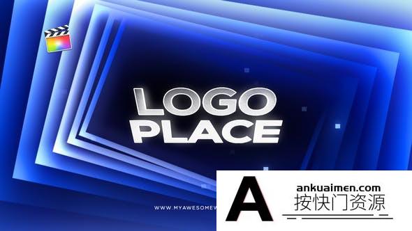 [FCPX发生器]光效渐变光效Logo动画FCPX插件- Cinematic Gradient Squares