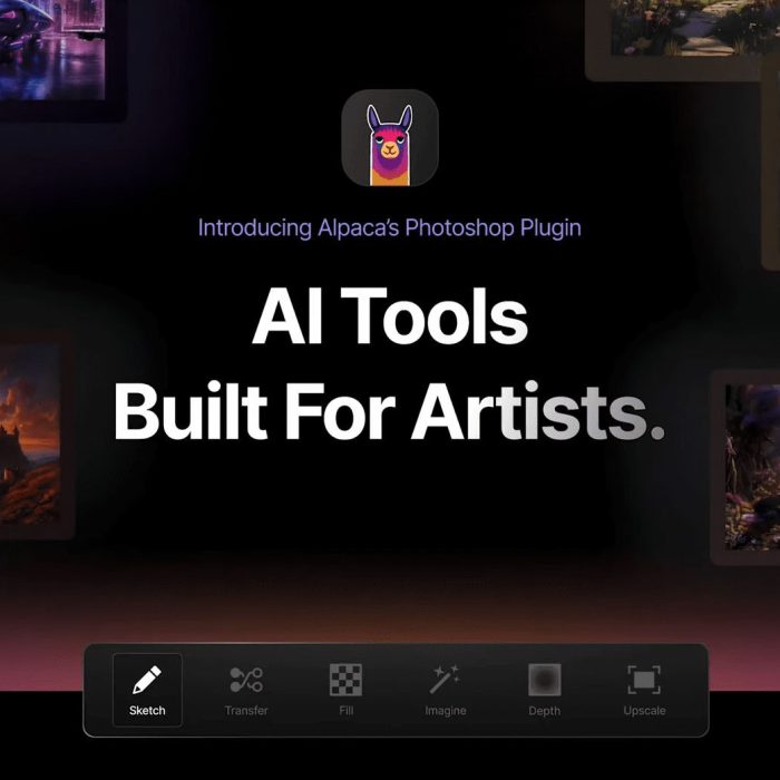 [PS扩展面板]Alpaca Beta AI 2.9.0中文版来了PS智能AI绘画扩展填充插件