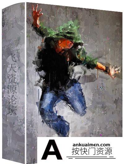 [PS动作下载]数码笔概念艺术绘画ps动作 Digital Pen Photoshop Action