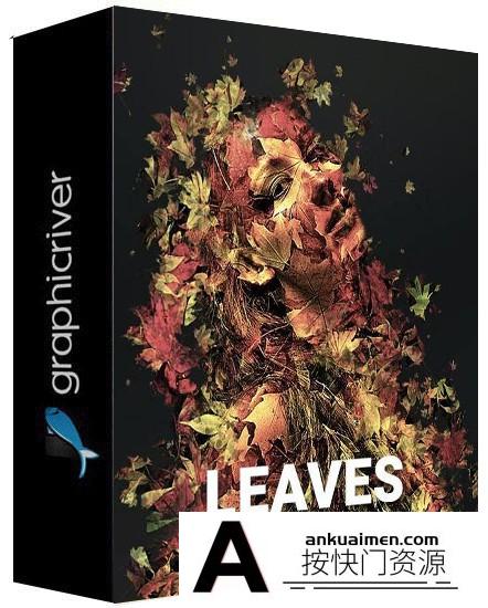 [PS动作下载]树叶伪装PS特效动作 Leaves Photoshop Action(附视频教程)
