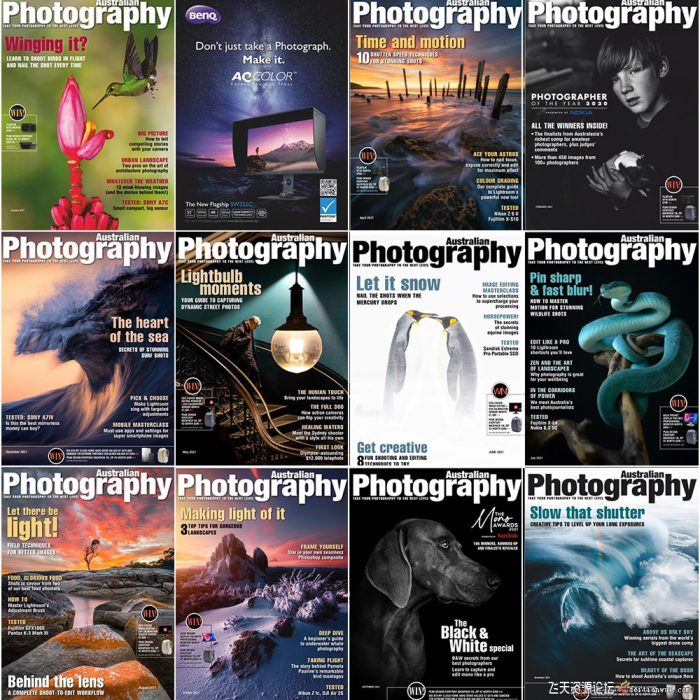 [电子书籍教程]澳大利亚摄影-2021年全年刊集杂志 Australian Photography – 2021 Full