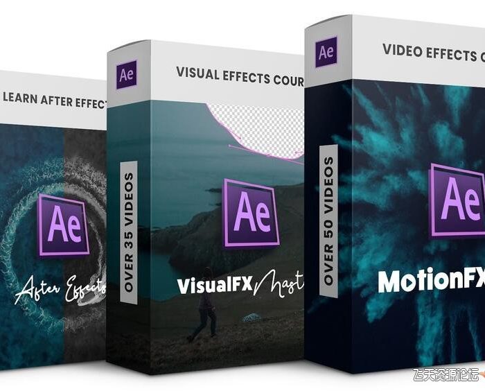 [AE教程][教程发布]Flat Pack Fx – After Effects 视频创意特效VFX合成教程-中英字幕