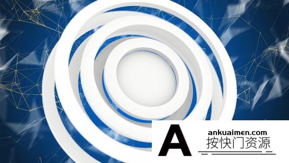 [DaVinci Resolve模板][教程发布]科技公司标志LOGO展示动画达芬奇模板 Tech Circles Logo