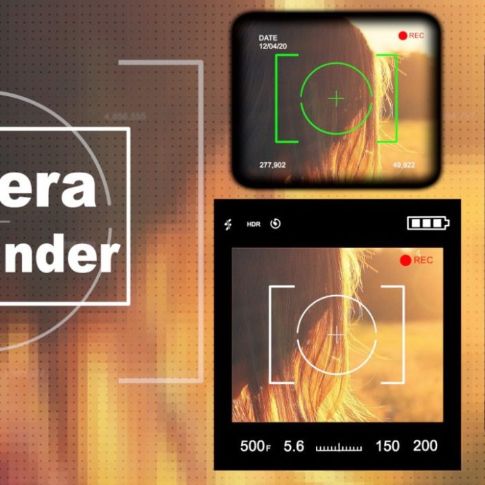 [FCPX发生器]FCPX插件-摄像机对焦UI边框动画模板 Camera Viewfinder