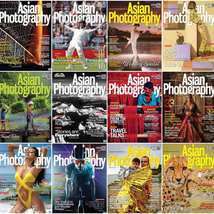 [电子书籍教程]亚洲摄影-2021年全年1-12期合集Asian Photography – Full Year 2021