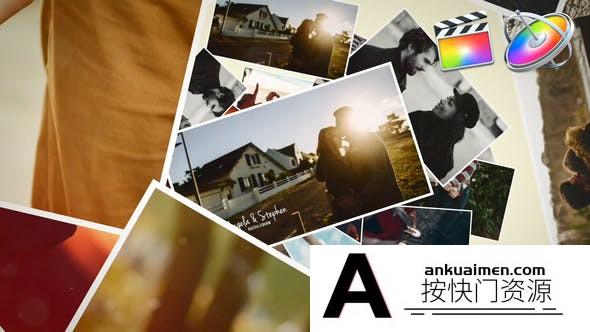 [FCPX发生器]美好回忆照片相册幻灯片开场FCPX模板- Beautiful Memories Slideshow