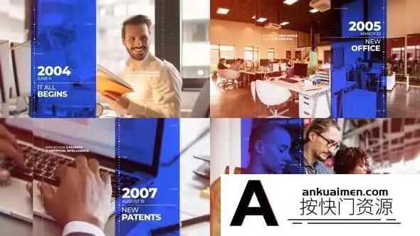 [FCPX发生器]FCPX发生器-企业时间线演示模板 Corporate Timeline Presentation