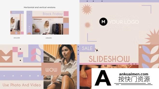 [FCPX发生器]FCPX发生器-促销幻灯片演示模板 Sale Promo Slideshow