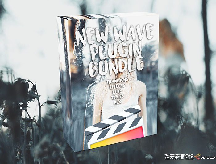 [FCPX效果]FCPX效果合集 New Wave Plugin Bundle(New Wave捆绑效果包)