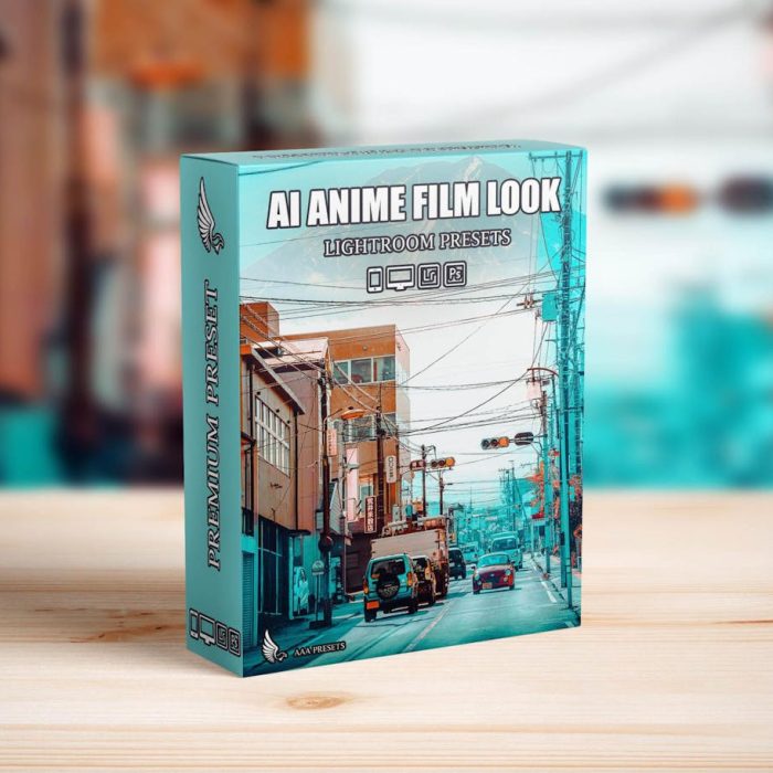 [日系LR预设]AI人工智能自适应日系动漫风格LR预设 AI-Optimized Anime Style