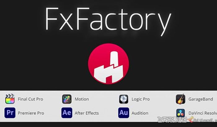[FCPX插件]FxFactory 8 pro for Mac(FCPX/AE/PR视觉特效插件包) V8.0.10直装版