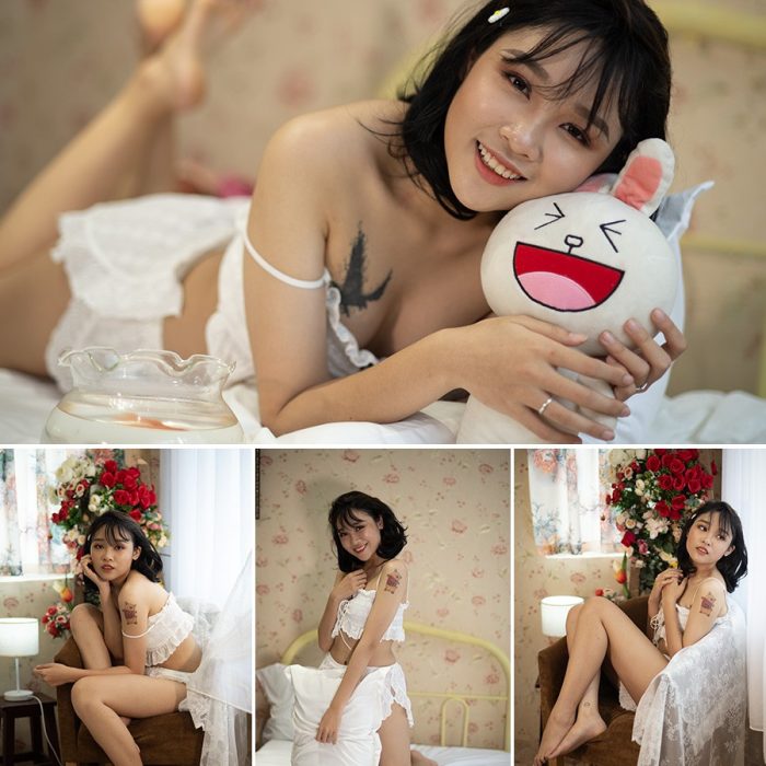 [时尚人像RAW原图]9张索尼美女人像油画风格RAW原图素材-尼康NEF格式原图