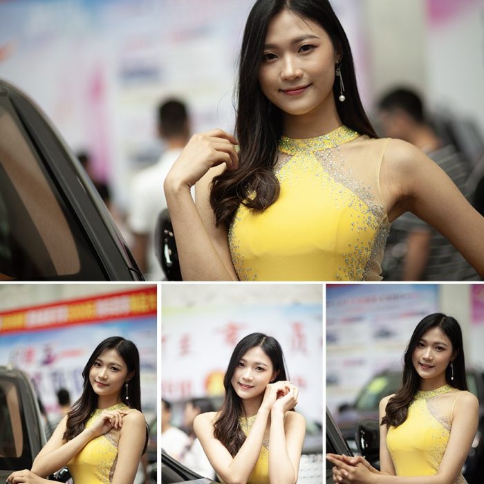 [时尚人像RAW原图]25张车展美女人像摄影后期修图练习RAW原图素材-CR2格式