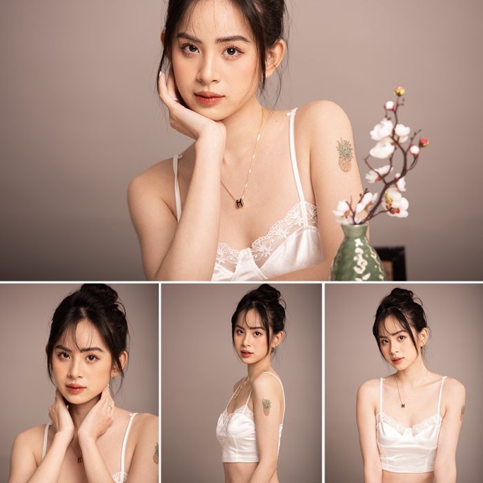 [私房写真RAW原图]7张吊带美少女室内写真摄影RAW原图素材-尼康NEF格式