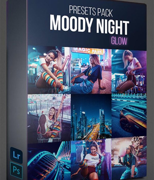 [风光LR预设]迷人的城市夜景街头摄影风格LR预设 Thiago Bonfim – MOODY NIGHT GLOW
