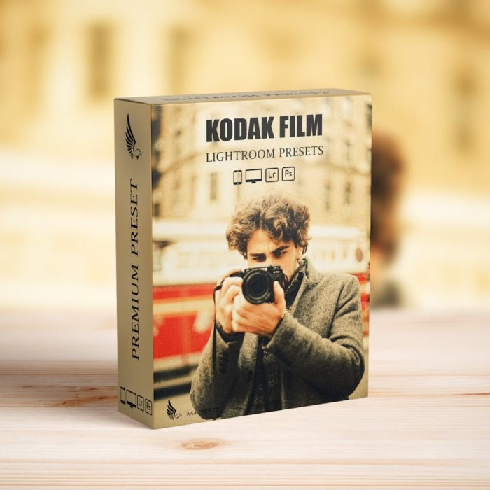 [风光LR预设]城市街道柯达胶卷LR预设Vintage Kodak Film Look Lightroom Presets