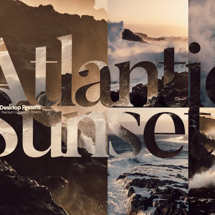 [风光LR预设]海景电影风光调色Lightroom预设 ARTA – Atlantic Sunset for Lightroom