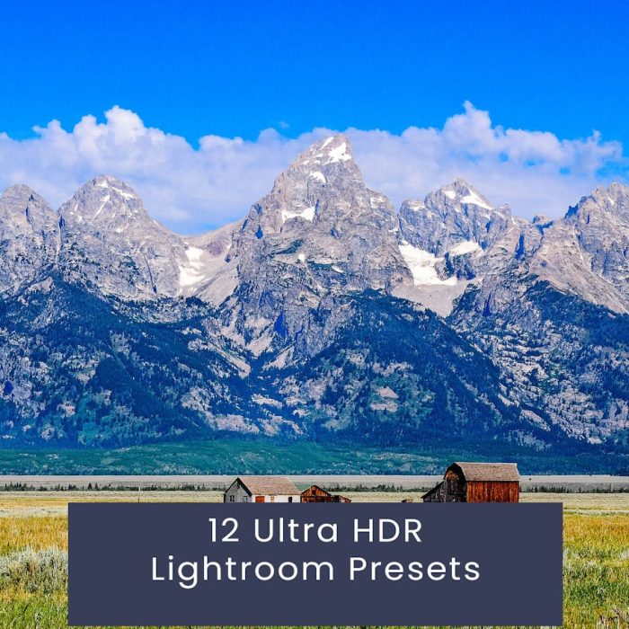 [风光LR预设]旅拍风光HDR效果Lightroom预设 Ultra HDR Lightroom Presets