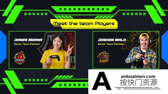 [Premiere模板]电子竞技幻灯片宣传短片PR模版 ESports Broadcast Slides Promo