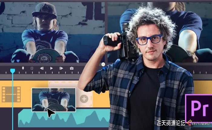 [Premiere教程]学习Adob​​e Premiere Pro 并掌握领先的电影编辑技术-中英字幕