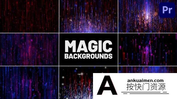 [Premiere模板]Premiere Pro的魔法背景集合集 Collection of Magic Backgrounds