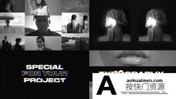 [Premiere模板]快速和时尚的排版介绍PR模板 Typography Intro | PP