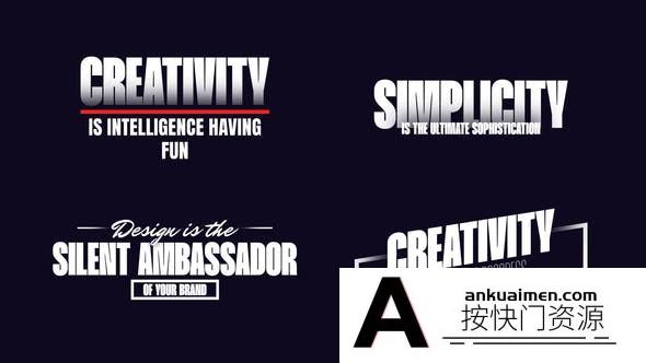 [Premiere标题]Premiere Pro的文本动画模版 Text Animation for Premiere Pro