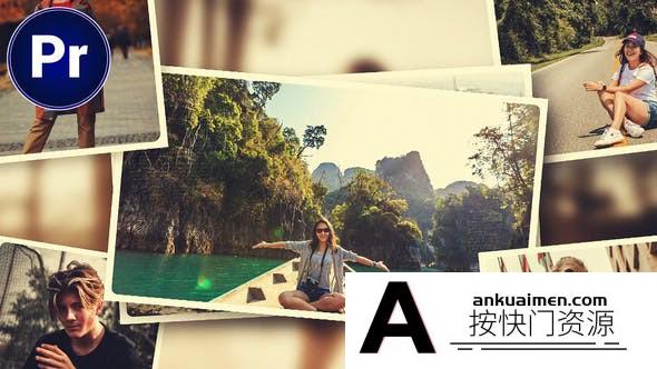 [Premiere模板]PR预设-回忆照片相册片头 Memories PhotoSlideshow 3D