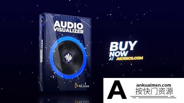 [Premiere预设]PR预设/AE模版-音乐波形可视化动画 AEJuice Audio Visualizer