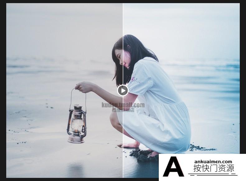 LR预设日系清新文艺人像森系校园调色滤镜PR/PS/AE/FCPX/Lut预设 Lightroom预设,效果图3