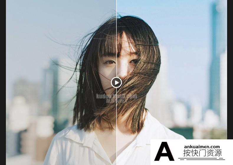 LR预设日系清新文艺人像森系校园调色滤镜PR/PS/AE/FCPX/Lut预设 Lightroom预设,效果图10