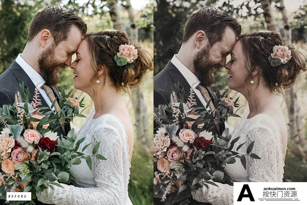 梦幻胶片婚礼Lightroom预设 20 Matte Dream Wedding Lightroom Presets Lightroom预设,效果图8