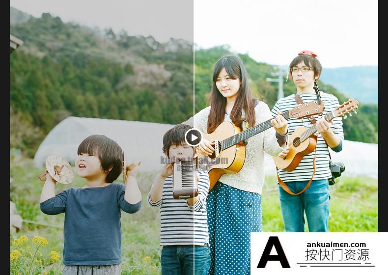 LR预设日系清新文艺人像森系校园调色滤镜PR/PS/AE/FCPX/Lut预设 Lightroom预设,效果图22