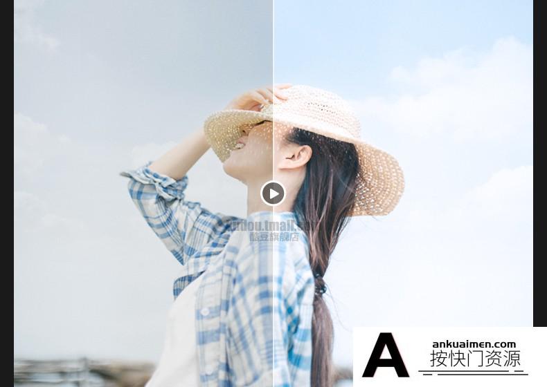 LR预设日系清新文艺人像森系校园调色滤镜PR/PS/AE/FCPX/Lut预设 Lightroom预设,效果图24