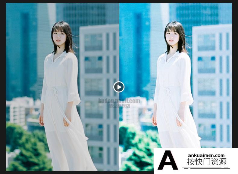 LR预设日系清新文艺人像森系校园调色滤镜PR/PS/AE/FCPX/Lut预设 Lightroom预设,效果图11