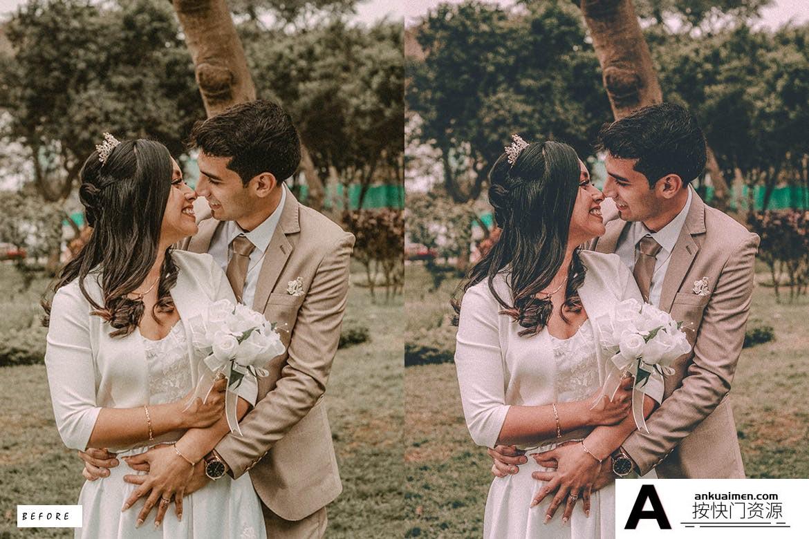 梦幻胶片婚礼Lightroom预设 20 Matte Dream Wedding Lightroom Presets Lightroom预设,效果图7