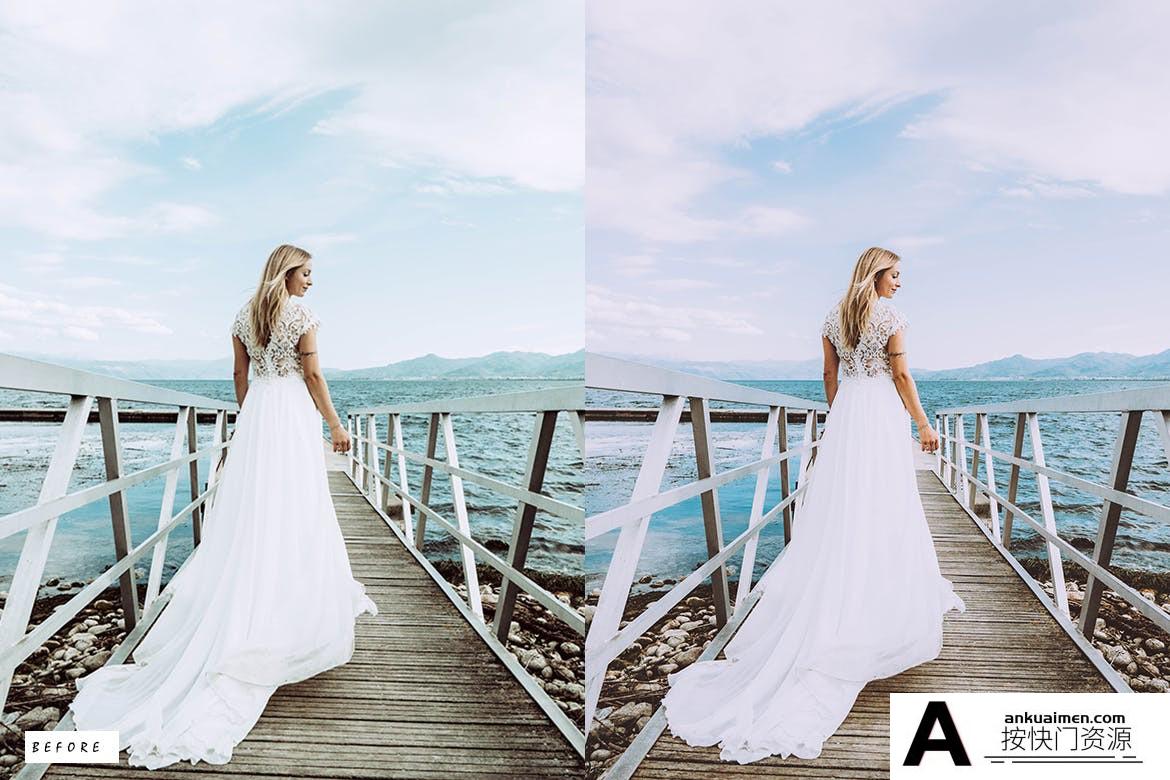 梦幻胶片婚礼Lightroom预设 20 Matte Dream Wedding Lightroom Presets Lightroom预设,效果图2
