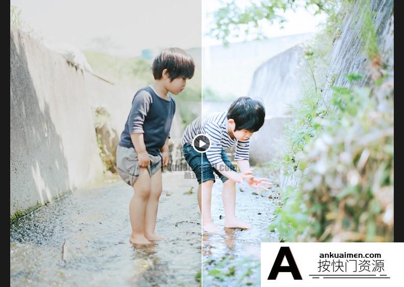 LR预设日系清新文艺人像森系校园调色滤镜PR/PS/AE/FCPX/Lut预设 Lightroom预设,效果图23