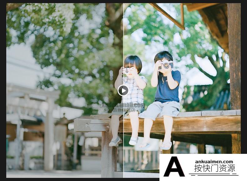 LR预设日系清新文艺人像森系校园调色滤镜PR/PS/AE/FCPX/Lut预设 Lightroom预设,效果图20