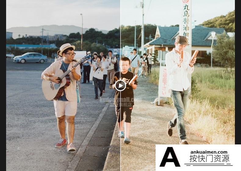 LR预设日系清新文艺人像森系校园调色滤镜PR/PS/AE/FCPX/Lut预设 Lightroom预设,效果图9