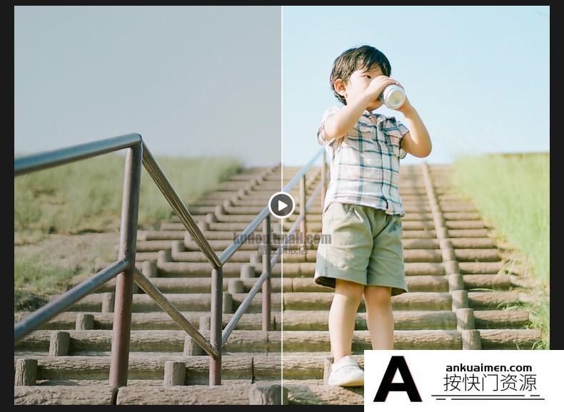 LR预设日系清新文艺人像森系校园调色滤镜PR/PS/AE/FCPX/Lut预设 Lightroom预设,效果图21