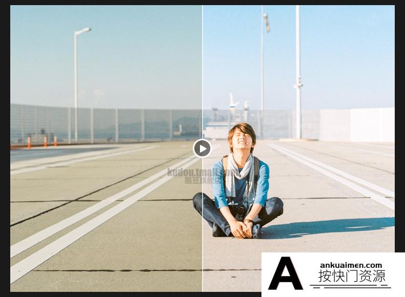 LR预设日系清新文艺人像森系校园调色滤镜PR/PS/AE/FCPX/Lut预设 Lightroom预设,效果图18