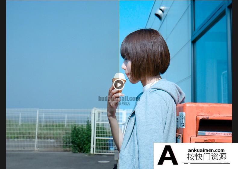 LR预设日系清新文艺人像森系校园调色滤镜PR/PS/AE/FCPX/Lut预设 Lightroom预设,效果图16